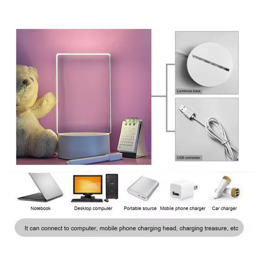 Transparent Luminous LED Night Light