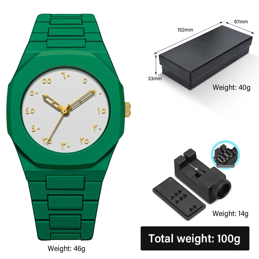 Modern Minimalist Sketching Creative Sports and Leisure Watch Creative Design Waterproof Watch