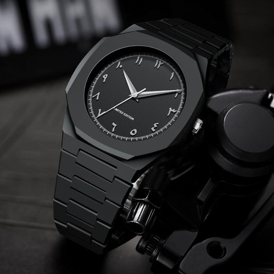 Modern Minimalist Sketching Creative Sports and Leisure Watch Creative Design Waterproof Watch