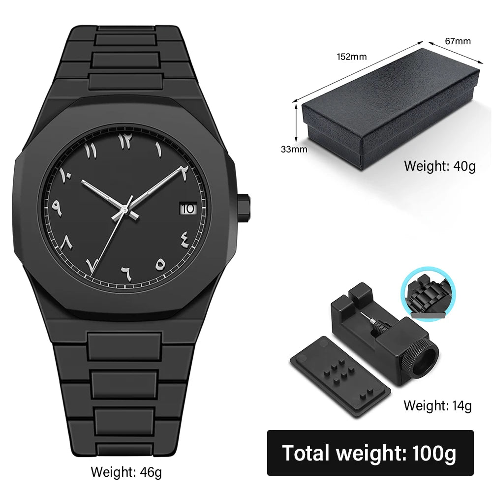Modern Minimalist Sketching Creative Sports and Leisure Watch Creative Design Waterproof Watch