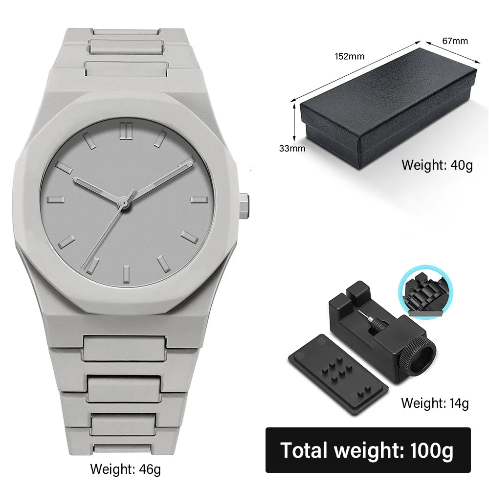 Modern Minimalist Sketching Creative Sports and Leisure Watch Creative Design Waterproof Watch